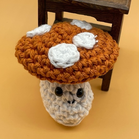 Handmade Crochet Mushroom - Small 🍄 For Bundle Purchases Only - Picture 1 of 5